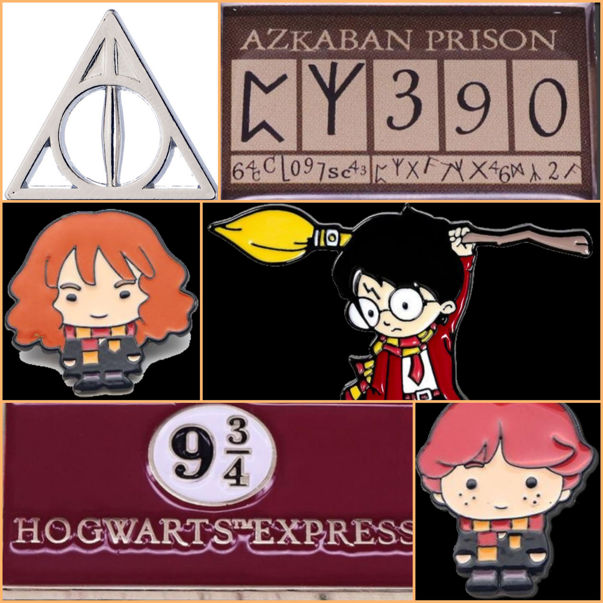 Loungefly Harry Potter Hogwarts Symbols Pastel Blind Box Enamel Pin