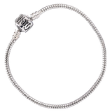 Harry Potter Silver Plated Bracelet for Slider Charms: Various Sizes