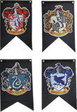 Black Hufflepuff House Banner: 12 x 20 inch - the-muggle-hut