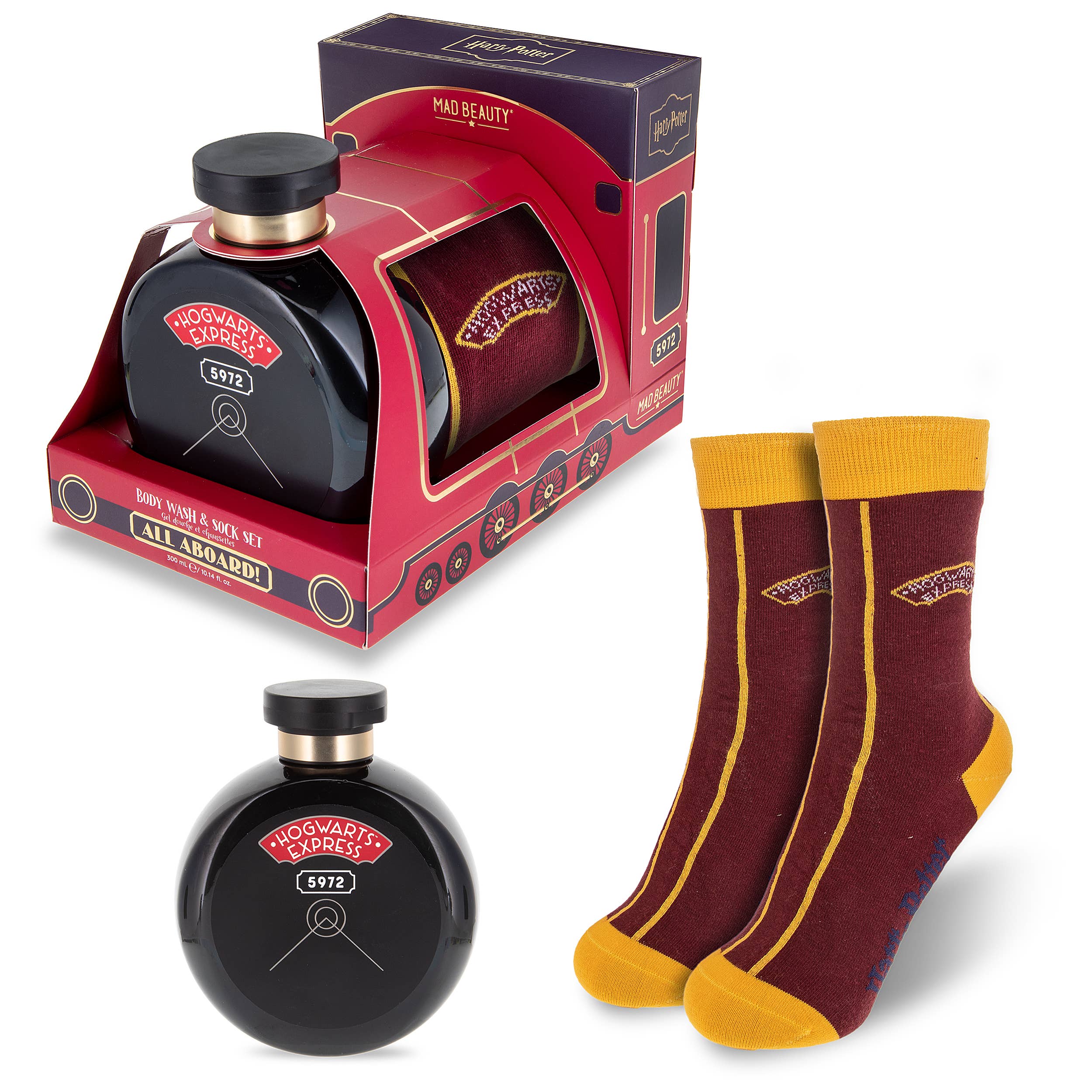 Harry Potter Train Sock Set & Body Wash Gift