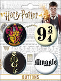 Harry Potter 4 Button Set - Icons 2