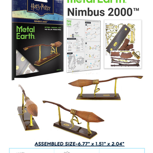 Harry Potter Nimbus 2000 - Metal Earth DIY 3D Model Kit