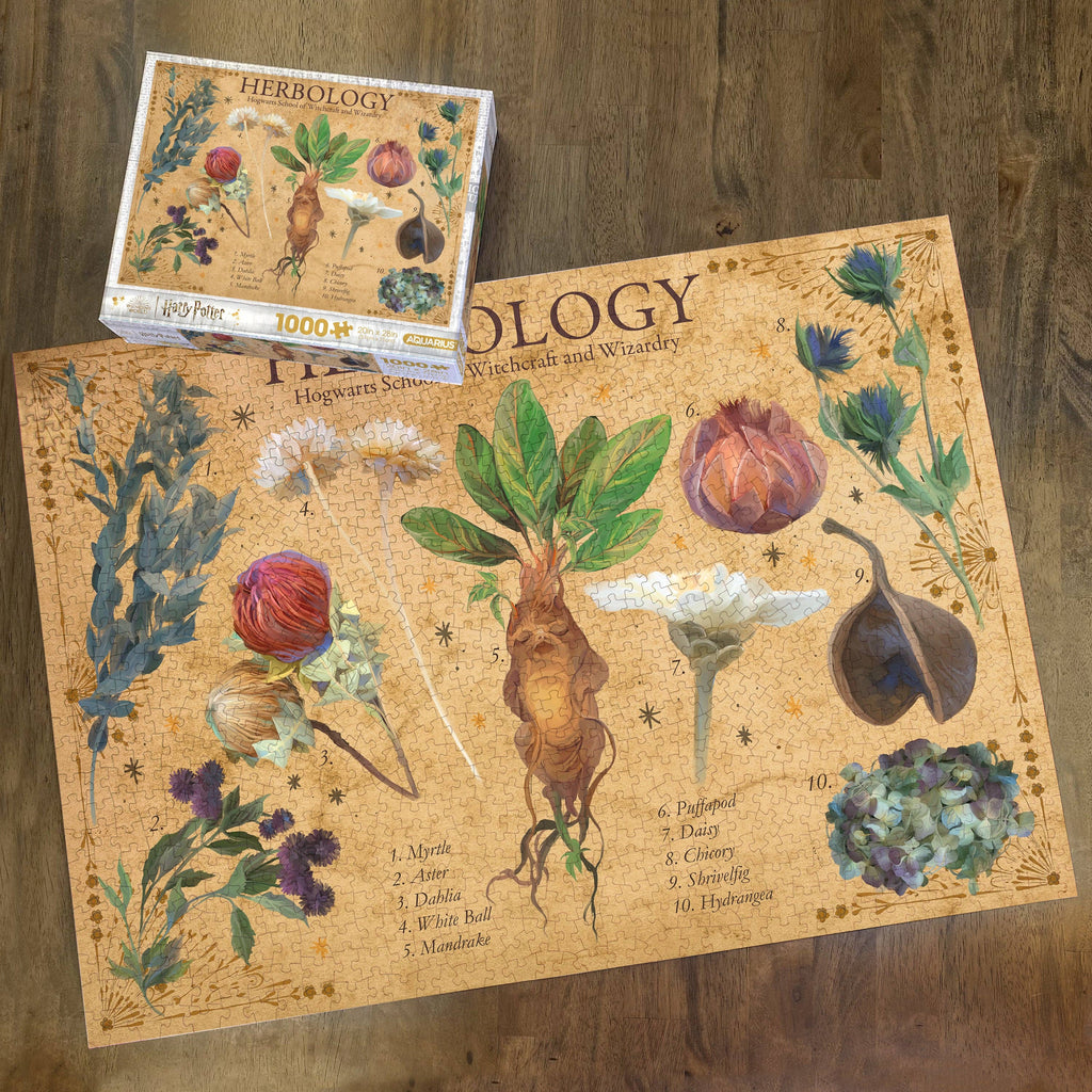 Harry Potter Herbology 1000 Piece Jigsaw Puzzle