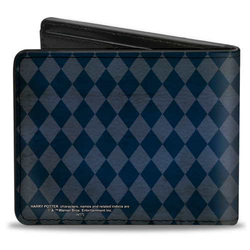 Bi-Fold Wallet - Ravenclaw Crest Diamonds