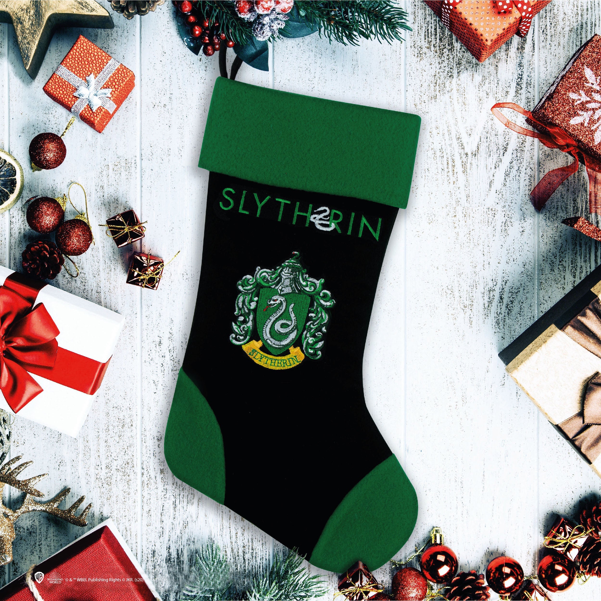 Slytherin Christmas Stocking Cinereplicas