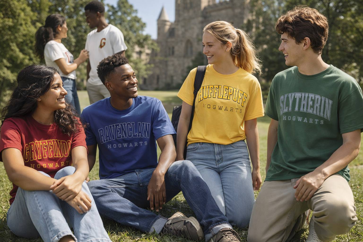 Comfort Colors Varsity Shirt - Slytherin