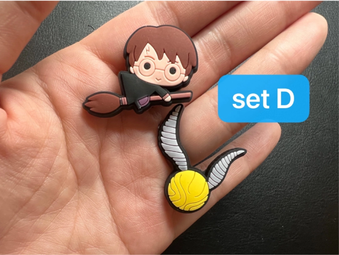 Harry Potter Croc Shoe Charms Shoe Decal Charms