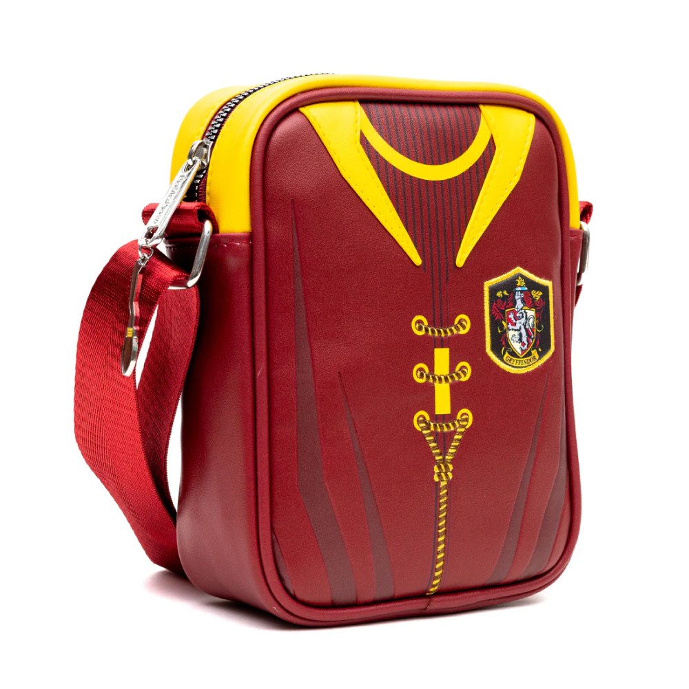 Crossbody Bag - Gryffindor Quidditch Uniform with Embroidery Burgundy/Gray