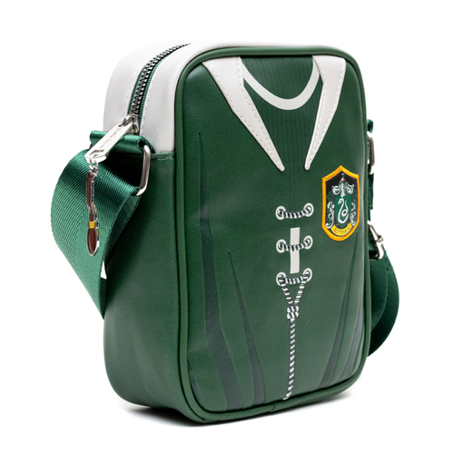 Crossbody Bag - Slytherin Quidditch Uniform with Embroidery Green/Gray