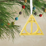 Hallmark Harry Potter Deathly Hallows Symbol Christmas Ornament, Metal