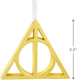 Hallmark Harry Potter Deathly Hallows Symbol Christmas Ornament, Metal