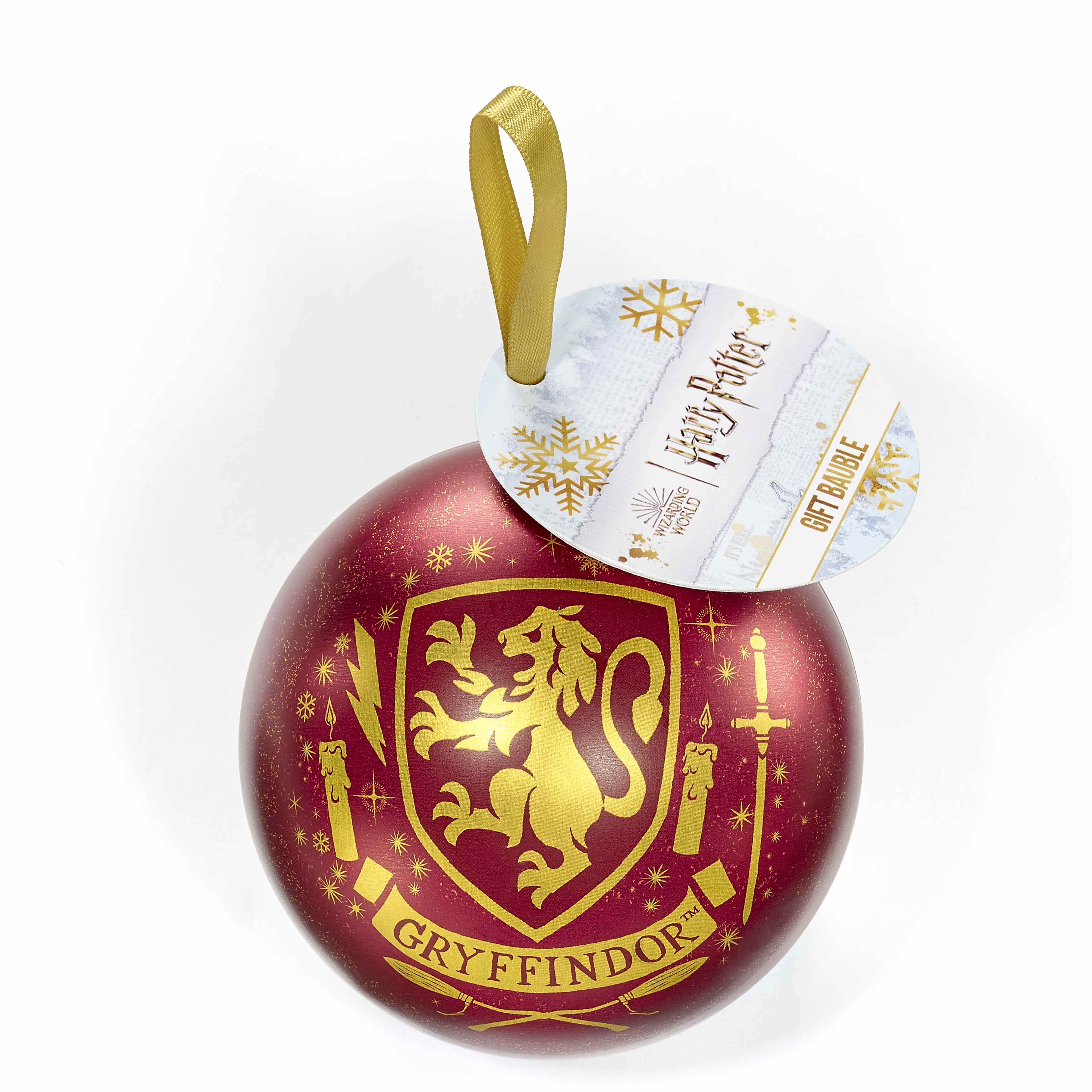 Harry Potter Gryffindor Gift Bauble Including Necklace The Carat Shop