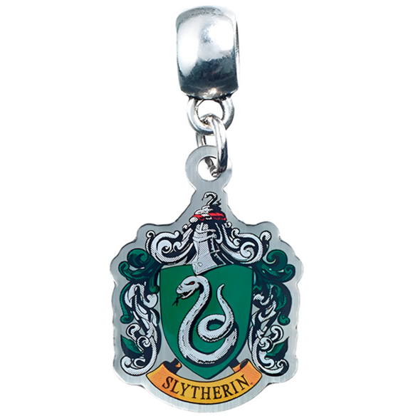 Slytherin house crest charm on a transparent  background