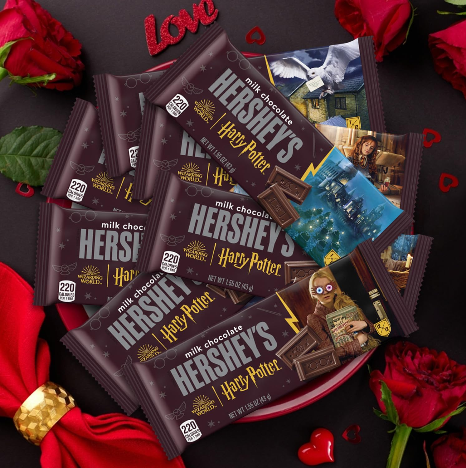 3 pack Hershey Milk Chocolate Harry Potter Candy Bars