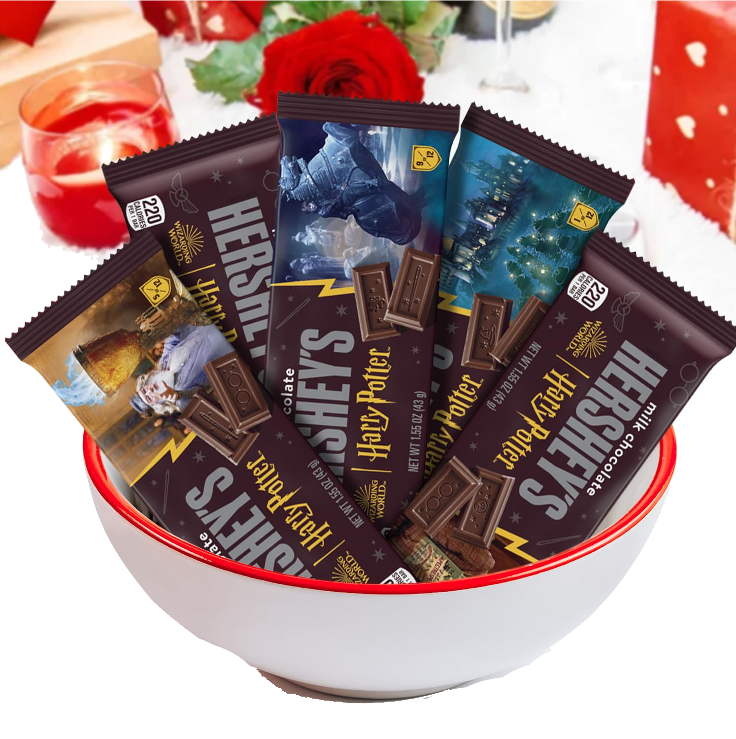 3 pack Hershey Milk Chocolate Harry Potter Candy Bars