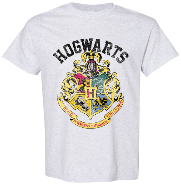 Hogwarts Distressed Crest T-Shirt The Muggle Hut