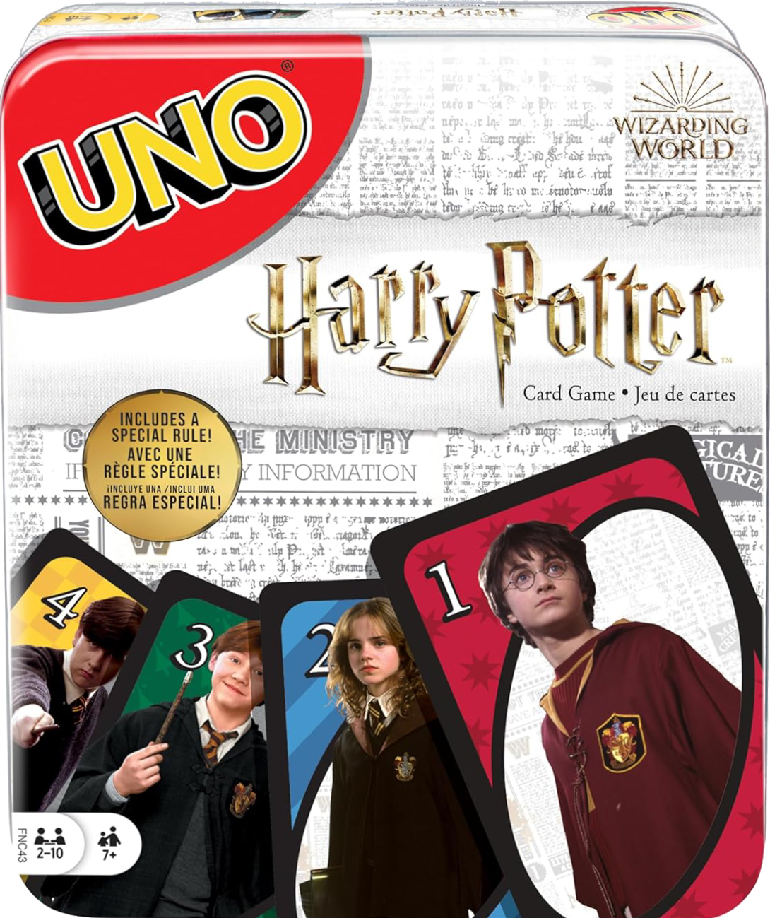 Mattel Games UNO Harry Potter Card Game in Storage Tin