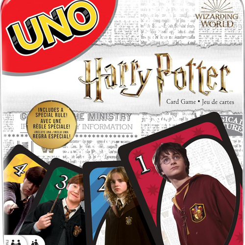 Mattel Games UNO Harry Potter Card Game in Storage Tin