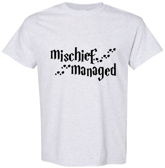 Mischief Managed T-Shirt: Assorted Colors – The Muggle Hut