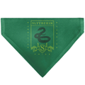 Pet Bandana - Harry Potter SLYTHERIN Traits Banner and Icons Greens/Yellow