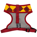 Pet Harness - Harry Potter Gryffindor Checker Burgundy/Yellow