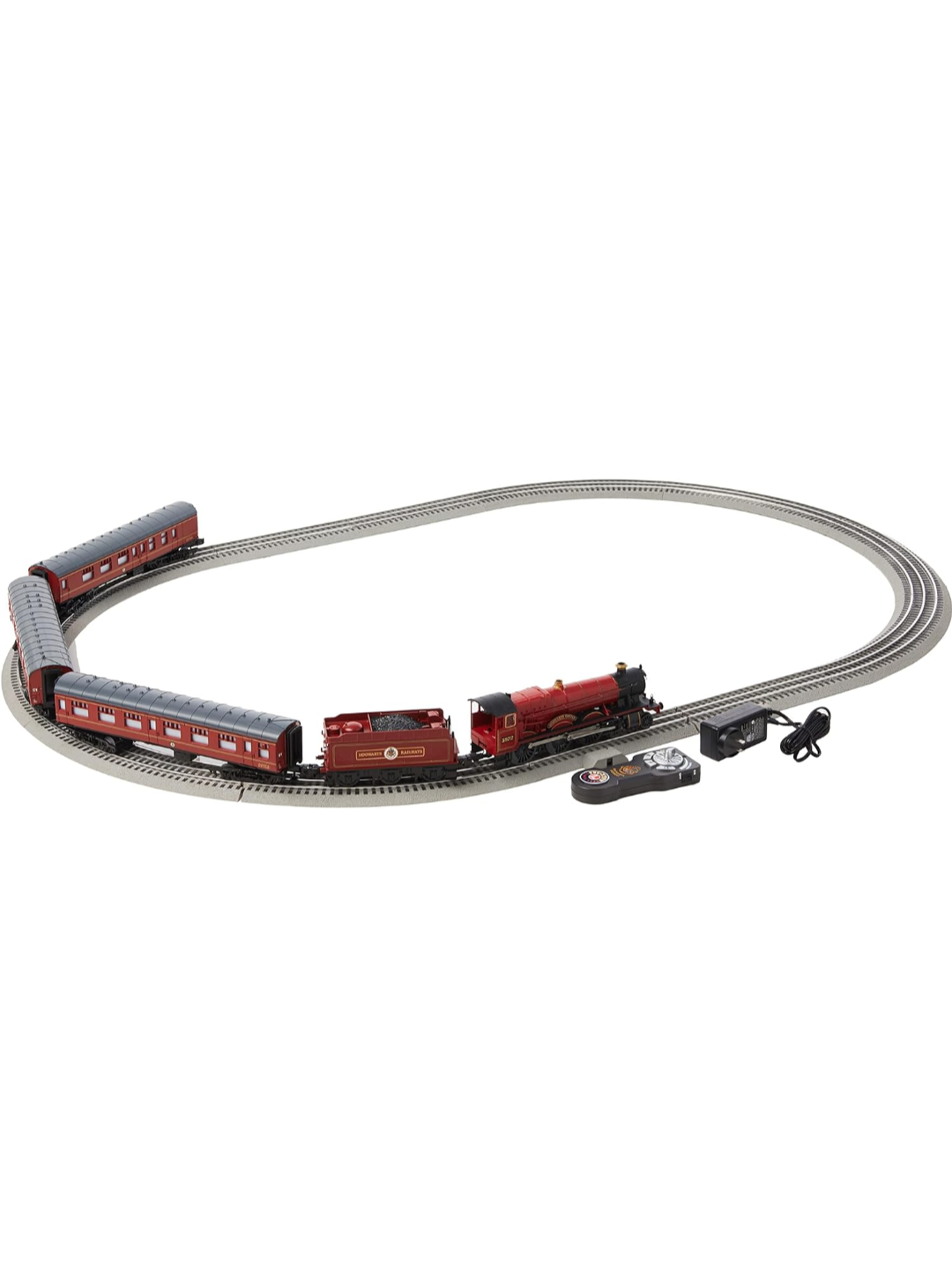 Lionel Hogwarts Express LionChief 5.0 Electric O Gauge Train Set with The Muggle Hut
