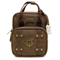 The Wizarding World of Harry Potter Cross Body Bag, Hogwarts School of Witchcraft and Wizardry Brown, Vegan Leather