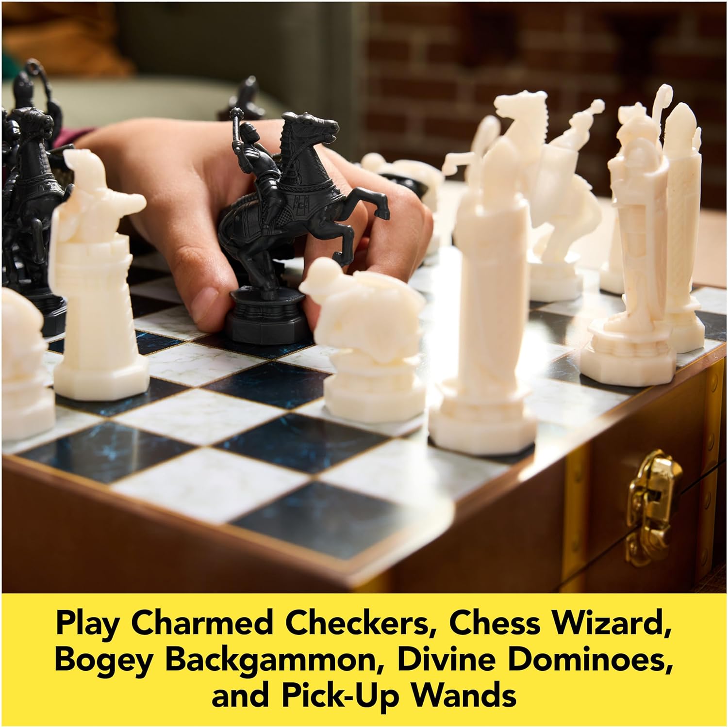 Harry Potter Trunk of Games 6-in-1 Wooden Storage Box