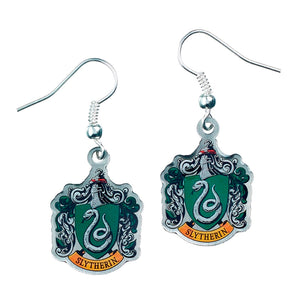 Harry Potter Slytherin Crest Earrings The Carat Shop