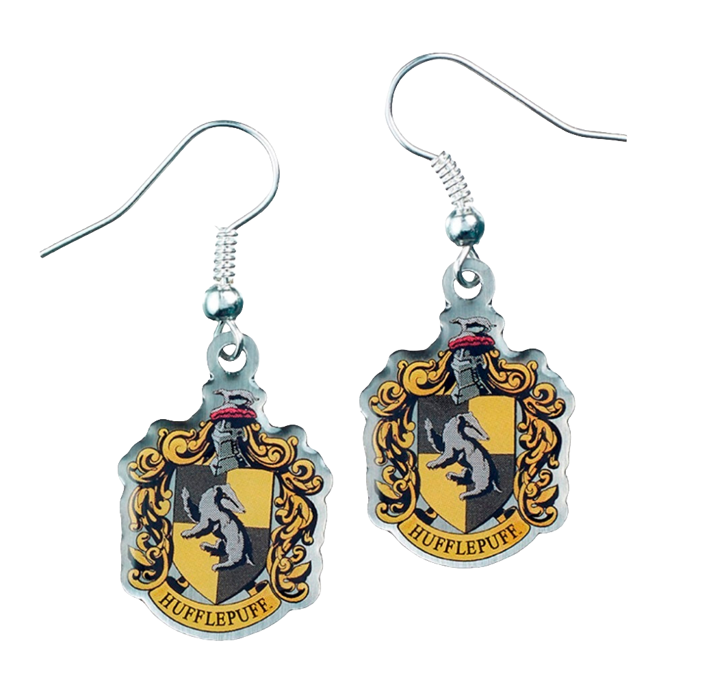 Harry Potter Hufflepuff Crest Earrings