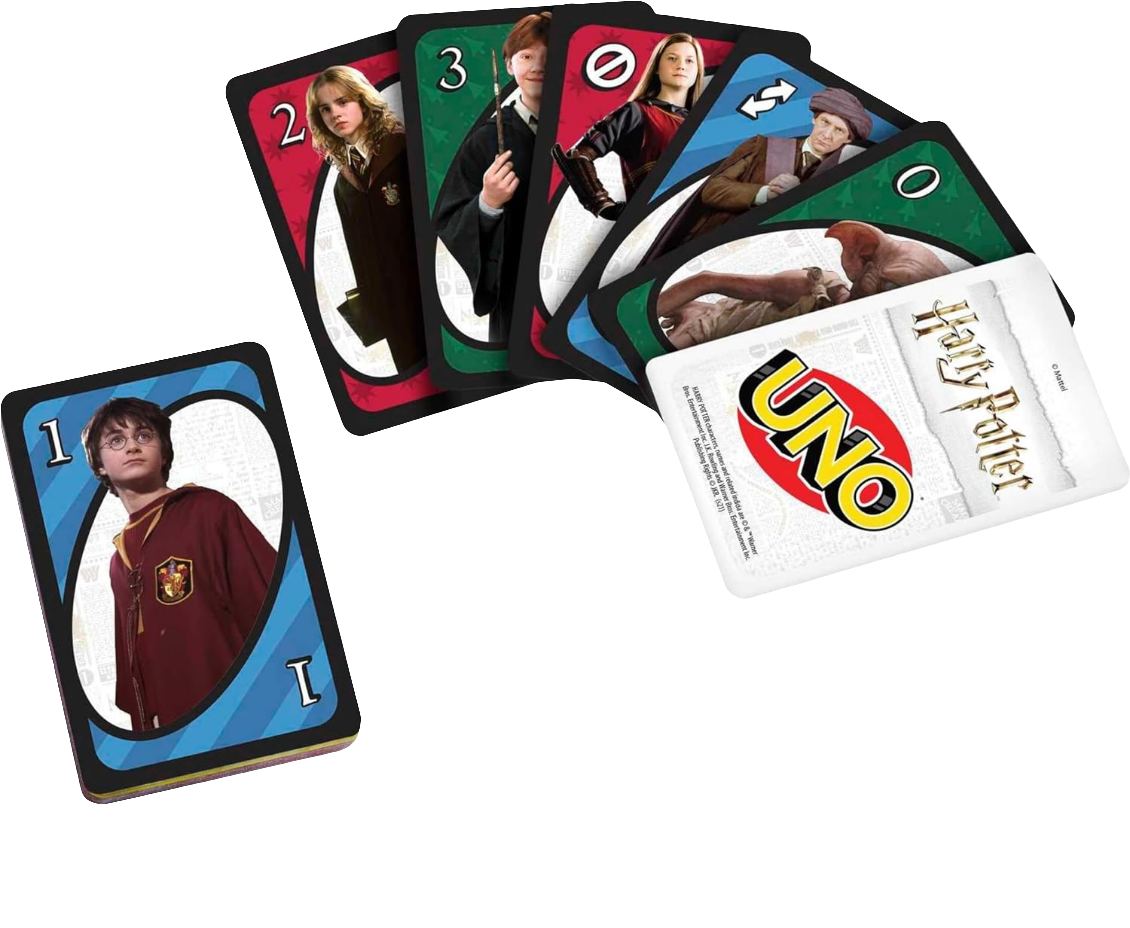 Mattel Games UNO Harry Potter Card Game in Storage Tin