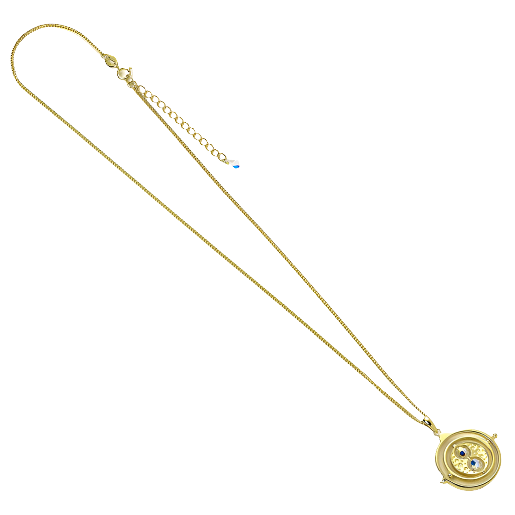 Official Harry Potter Time Turner Sterling Silver, Gold Plated