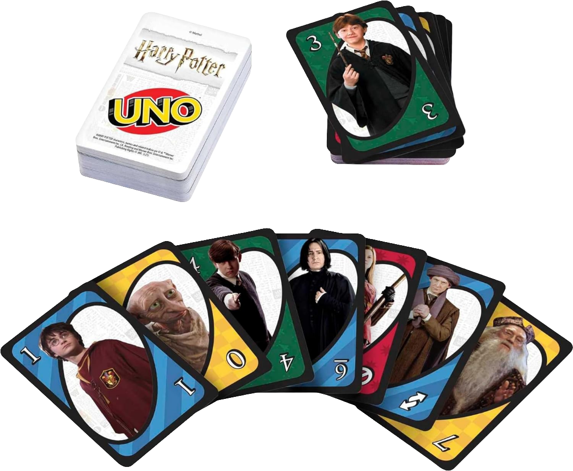 Mattel Games UNO Harry Potter Card Game in Storage Tin