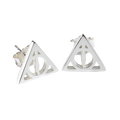 Official Harry Potter Sterling Silver Deathly Hallows Stud Earrings