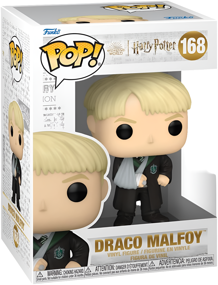 Harry Potter Funko POP! Movie Collector Edition Action Figures - Draco Malfoy with Broken Arm