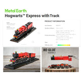 Metal Earth Hogwarts Express with Track - Metal Earth DIY 3D Model Kit