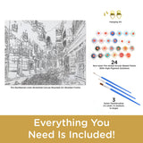 Harry Potter Diagon Alley Art by Numbers