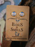 Wizard Stud Earrings - Headmaster Bangs & Smells Apothecary