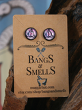 Wizard Stud Earrings - Deathly Hallows Bangs & Smells Apothecary