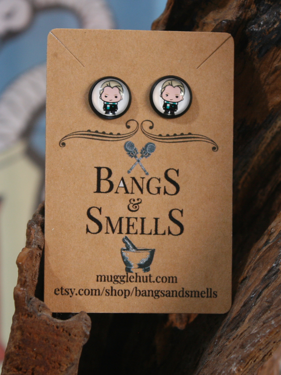 Wizard Stud Earrings - Draco Bangs & Smells Apothecary