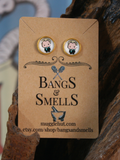 Wizard Stud Earrings - Draco Bangs & Smells Apothecary