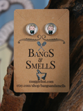 Wizard Stud Earrings - Draco Bangs & Smells Apothecary