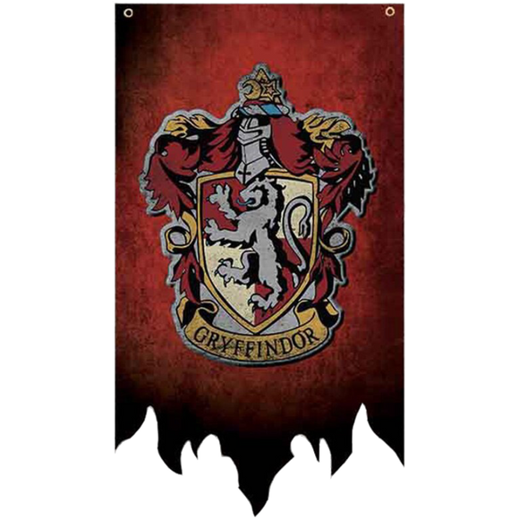 20 x 12 inch Distressed Banner: Gryffindor House The Muggle Hut