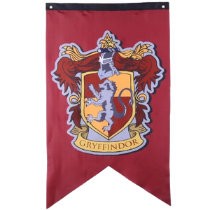 Sm. Gryffindor House Banner: 12 x 20 inch - the-muggle-hut