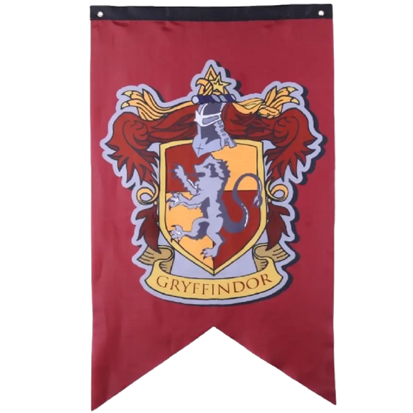 Sm. Gryffindor House Banner: 12 x 20 inch - the-muggle-hut