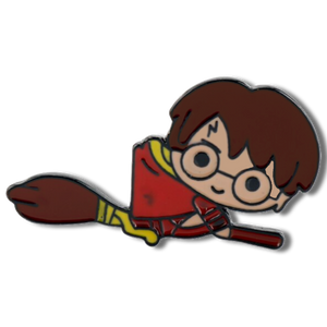 Harry Potter ‘Harry on Broom' Enamel Pin The Muggle Hut