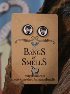 Wizard Stud Earrings - Harry Bangs & Smells Apothecary