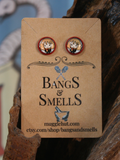 Wizard Stud Earrings - Hermione Bangs & Smells Apothecary