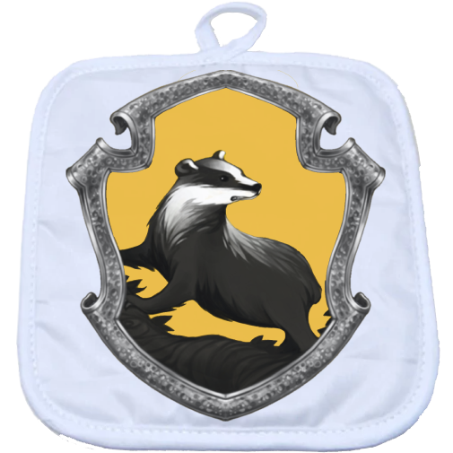 Hufflepuff Hot Pad - White - the-muggle-hut