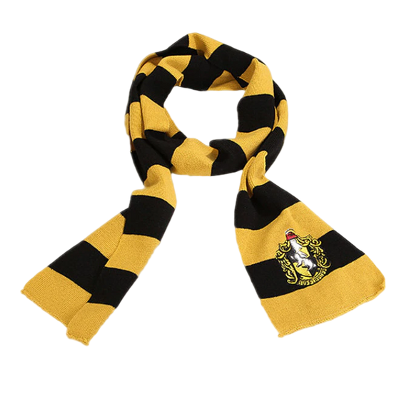 Wizarding Hogwarts Scarves: Gryffindor, Ravenclaw, Hufflepuff, Slytherin the-muggle-hut.myshopify.com